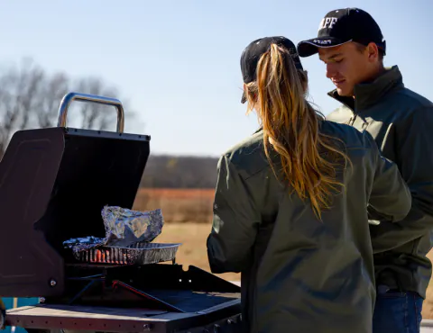 Community BBQs at our RV Park on Hudson Lake, OK